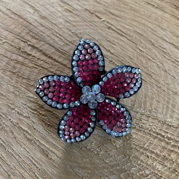 Bundle of long silver gem necklaces, mid length and pairs of elastic metal rings - Picture 9 of 15